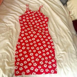 Flattering flower dress